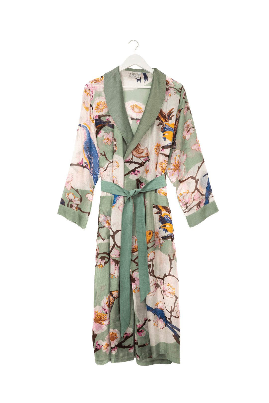 Blossom and Birds Aqua Gown - One Hundred Stars