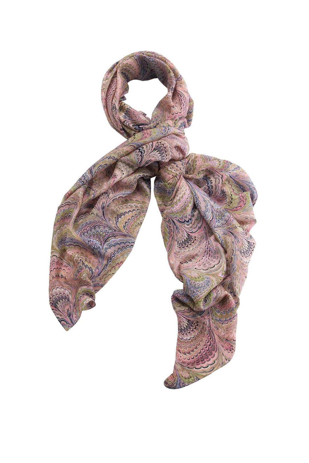 Marbled Pink Scarf - One Hundred Stars