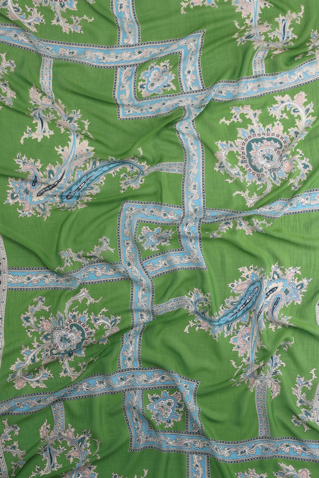 Handkerchief Green Scarf - One Hundred Stars