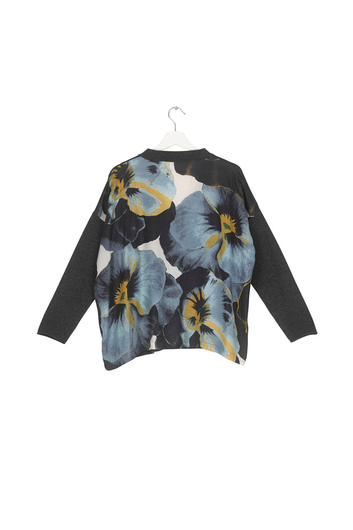 Pansy Charcoal Cashmere Mix Cardigan