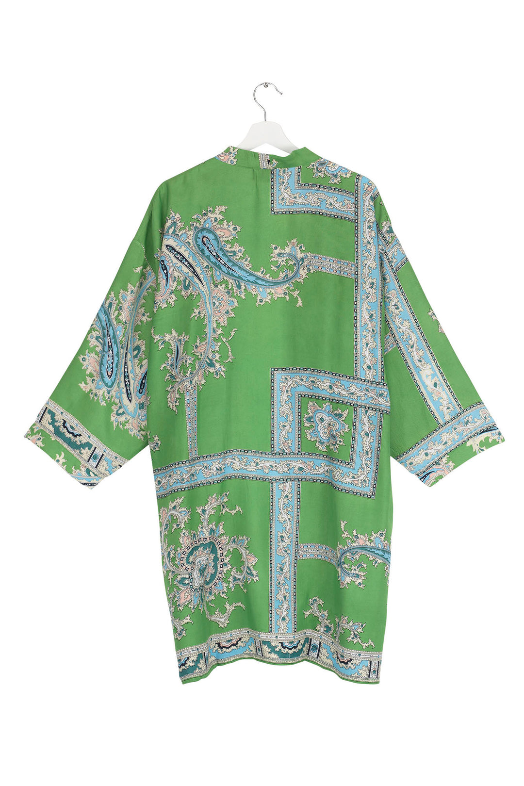 Handkerchief Green Collar Kimono - One Hundred Stars
