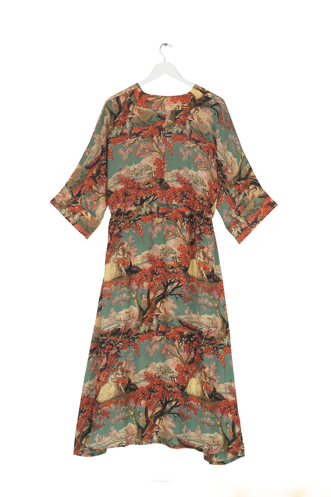 Country Toile Berry Abbi Dress - One Hundred Stars
