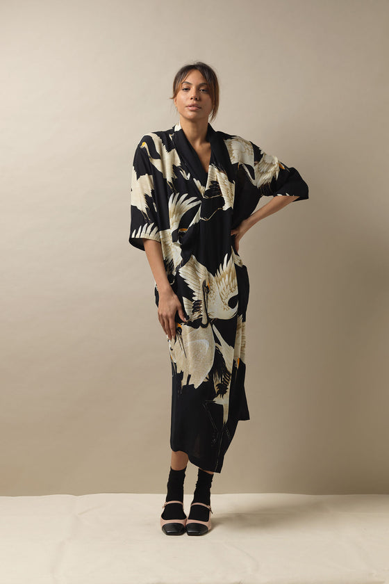 Stork Black Rachel Dress