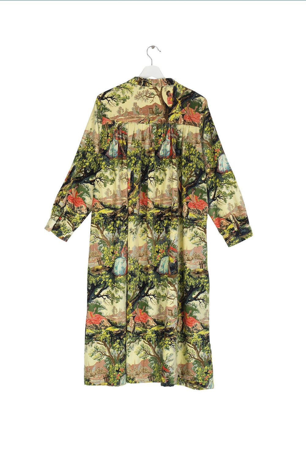 Country Toile Velvet Duster Coat - One Hundred Stars