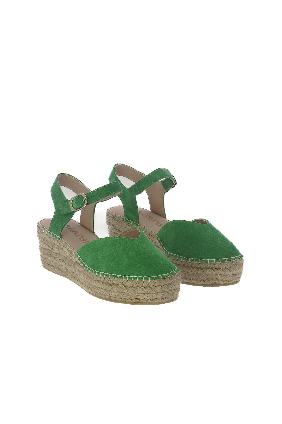 Emerald Green Espadrille Wedges