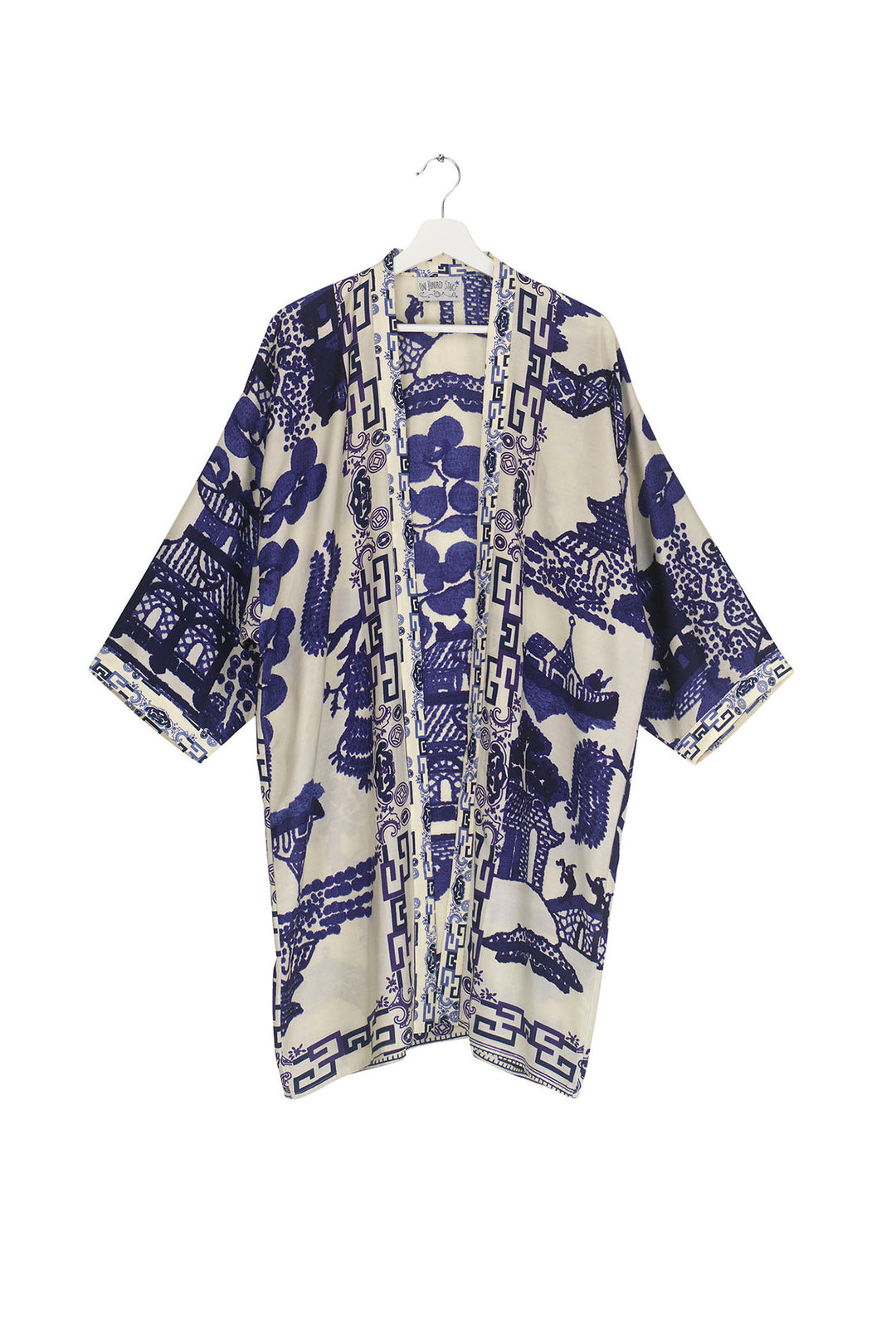 Giant Willow Blue Collar Kimono