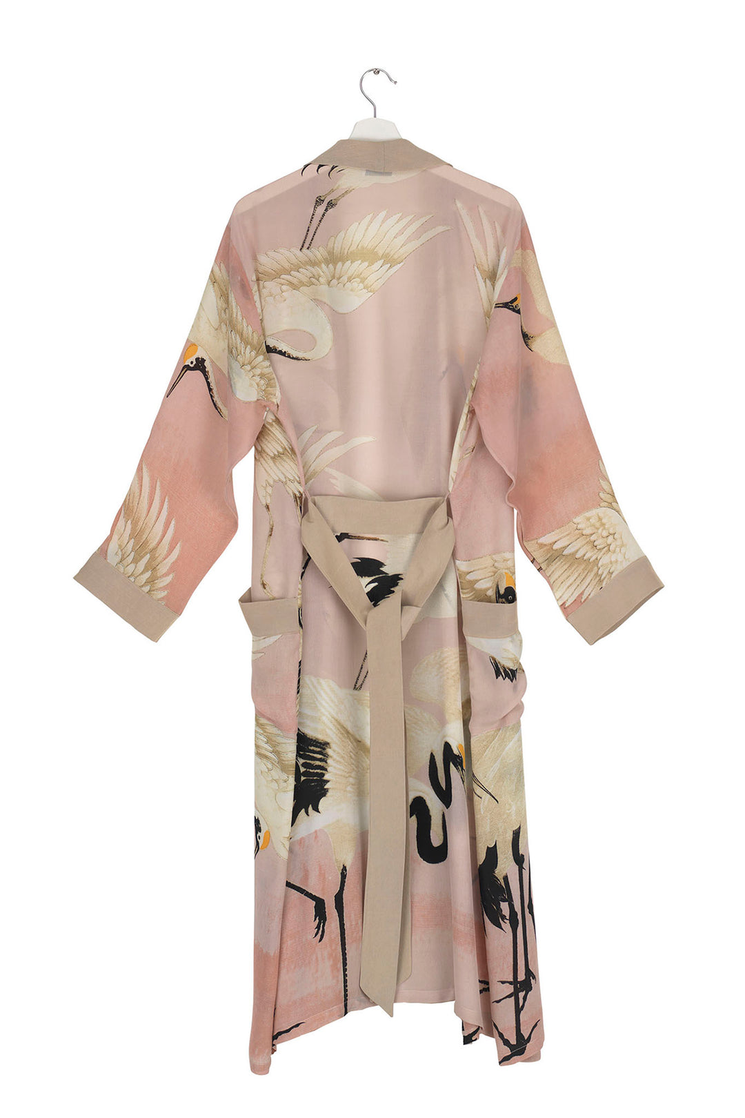 Luxe Crepe Stork Pink Gown