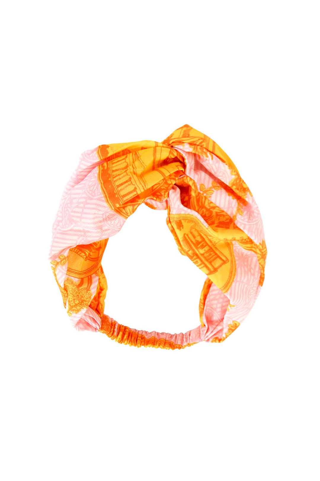 Ancient Columns Orange Headband - One Hundred Stars