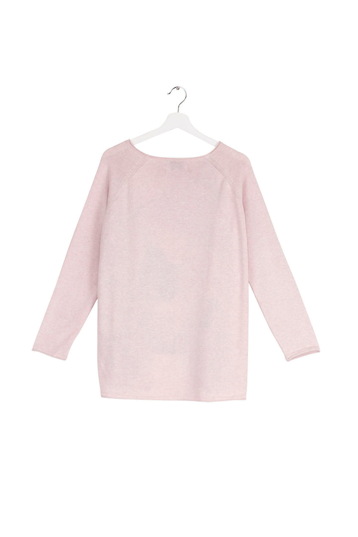 One Hundred Stars Stork Crane Plaster Pink Cotton Jumper - Here is our best selling Stork Plaster Pink print on the front of this cool boxy jumper. 