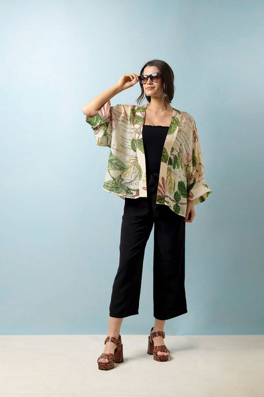 Honeysuckle Kimono - One Hundred Stars