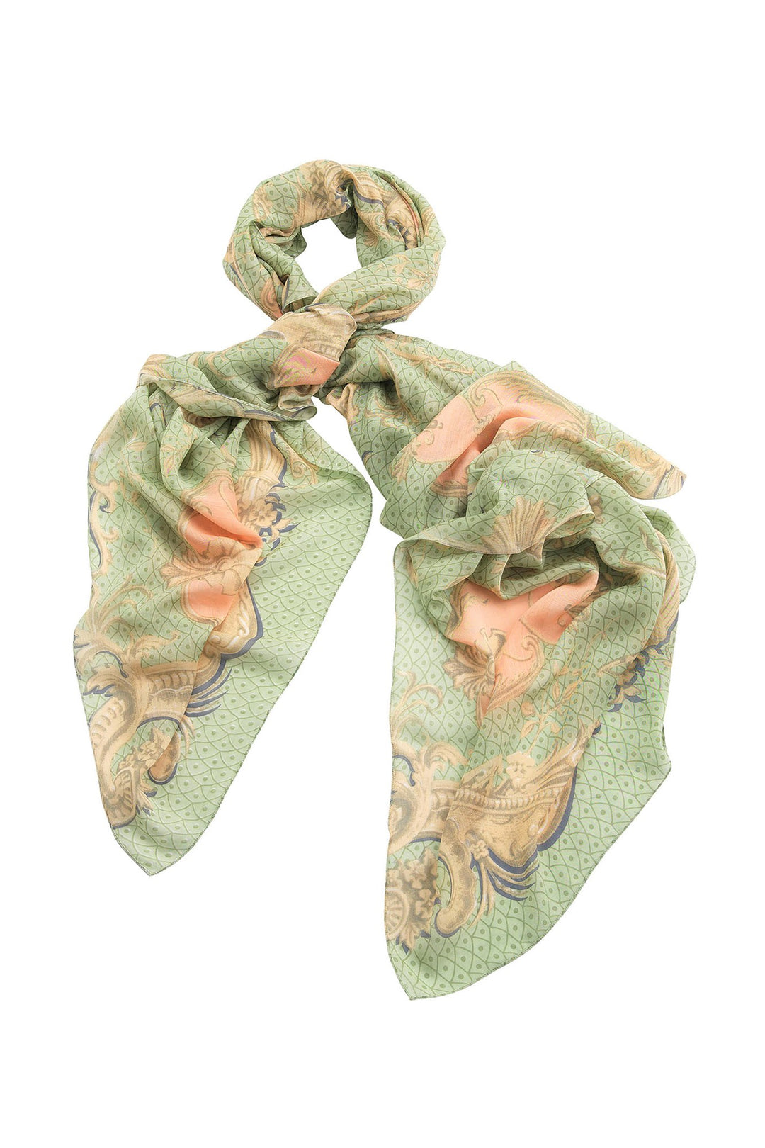 One Hundred Stars Rococo Aqua Scarf- Our scarves are a full 100cm x 200cm making them perfect for layering in the winter months or worn as a delicate cover up during the summer seasons. 