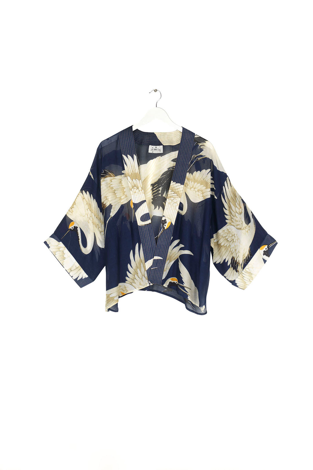 Stork Navy Kimono - One Hundred Stars