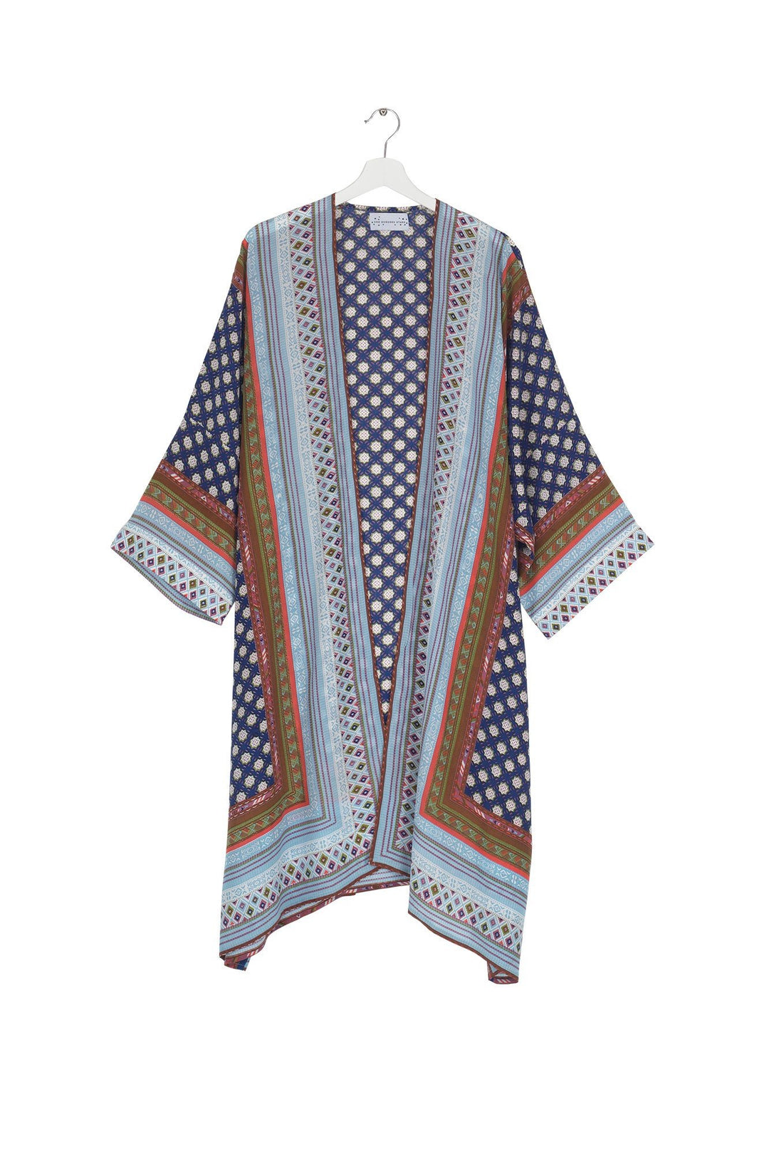 Moorish Indigo Grande Kimono - One Hundred Stars