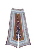 Moorish Indigo Crepe Palazzo Pants