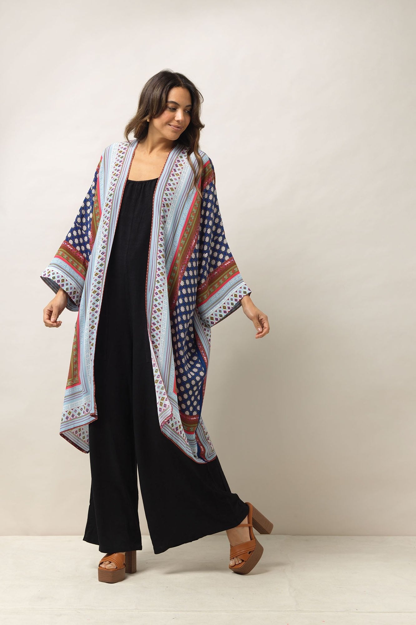 【超希少品】Die schönsten Kimonos Moorish Indigo Grande Kimono – One Hundred Stars
