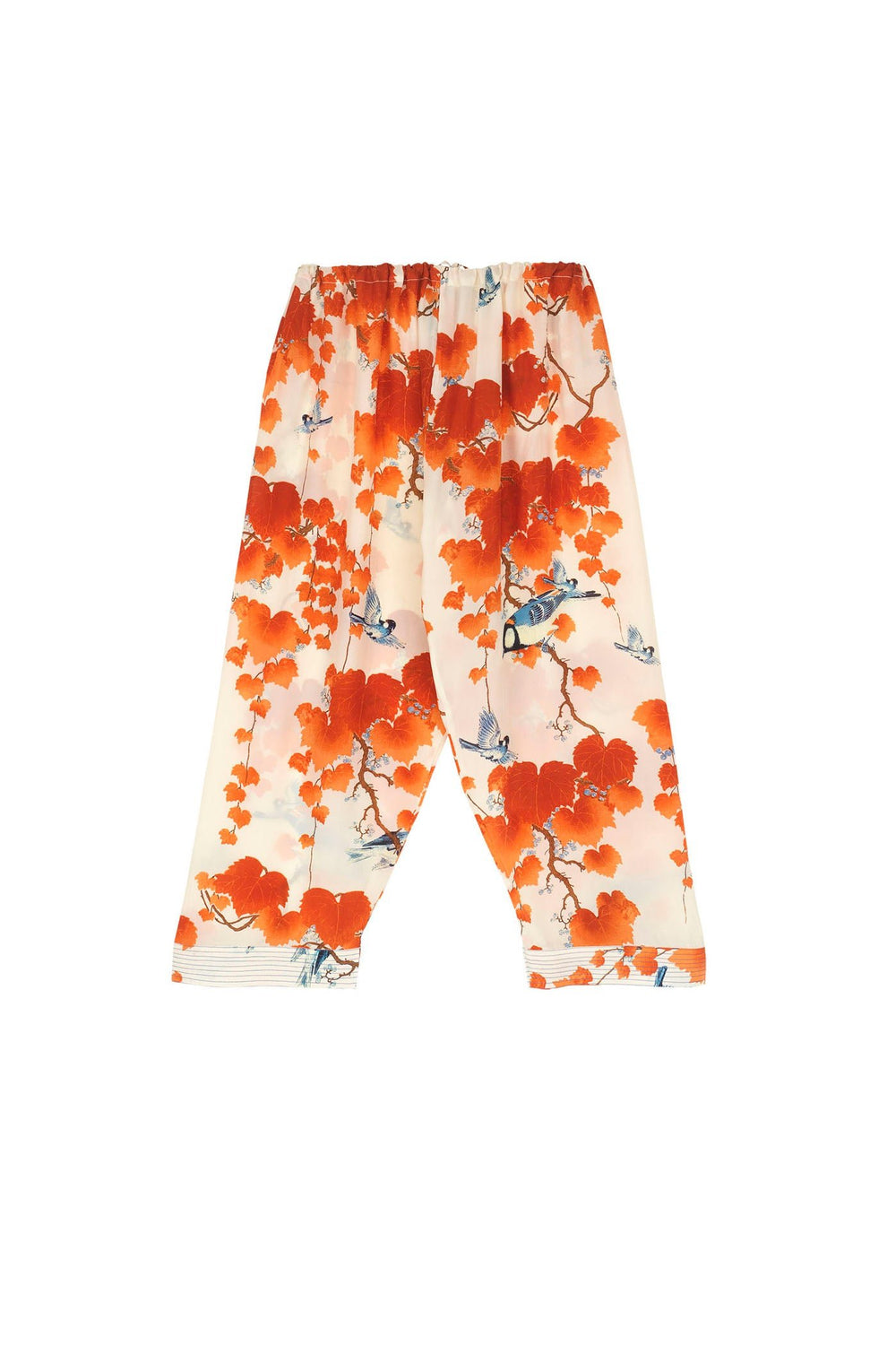 Acer Red Crepe Lounge Pants - One Hundred Stars