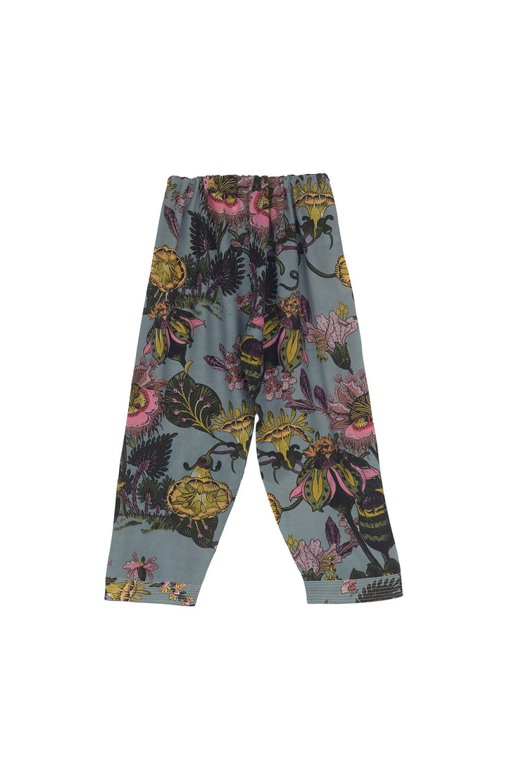 Eccentric Blooms Pewter Lounge Pants - One Hundred Stars
