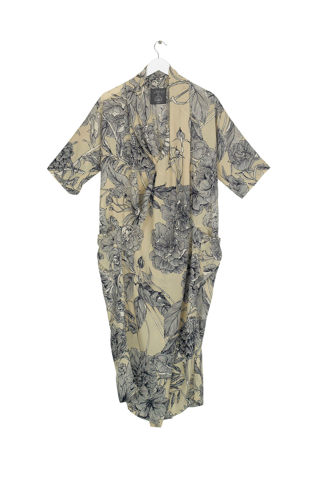KEW Etched Floral Stone Rachel Dress