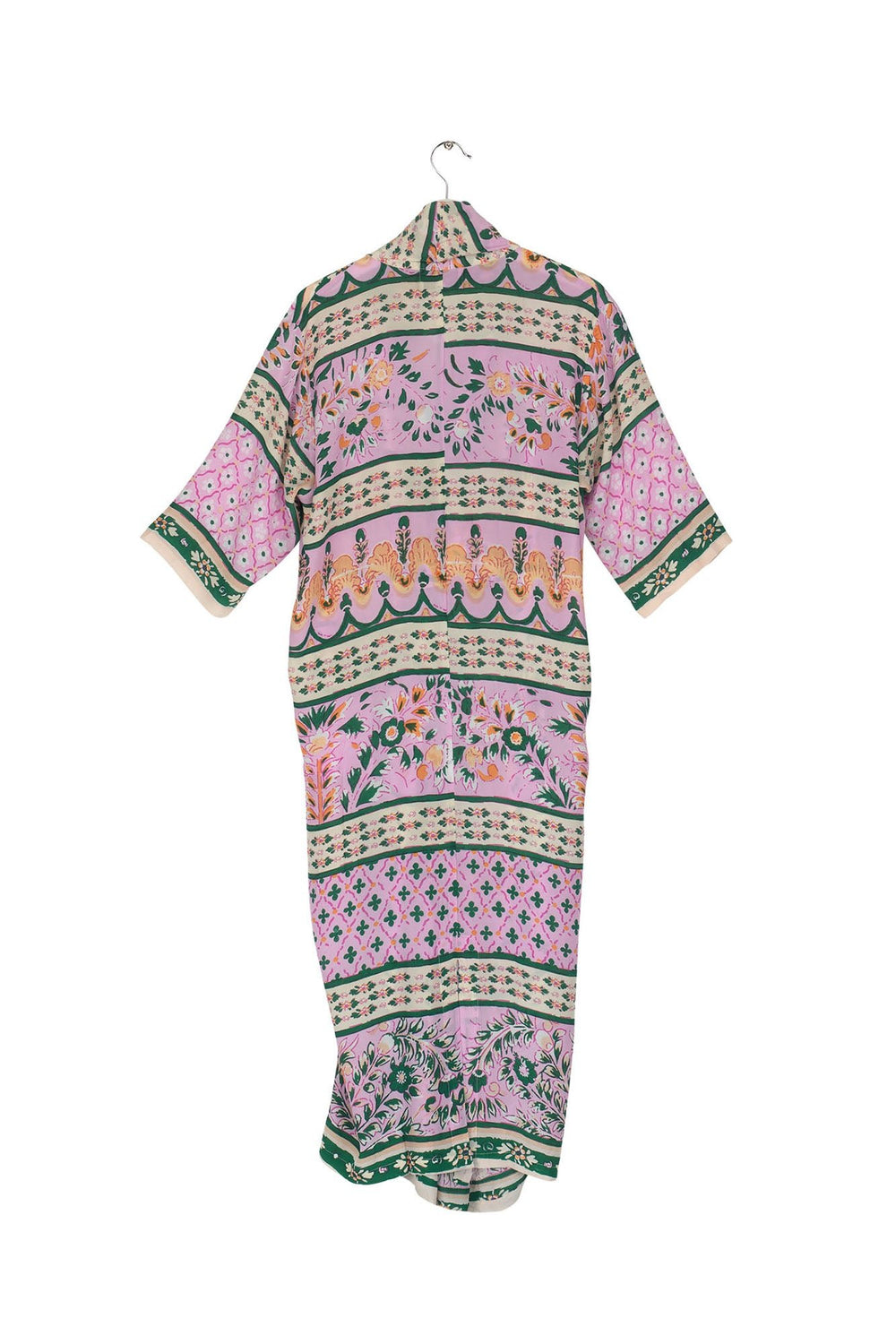 Folk Flowers Pink Rachel Dress - One Hundred Stars