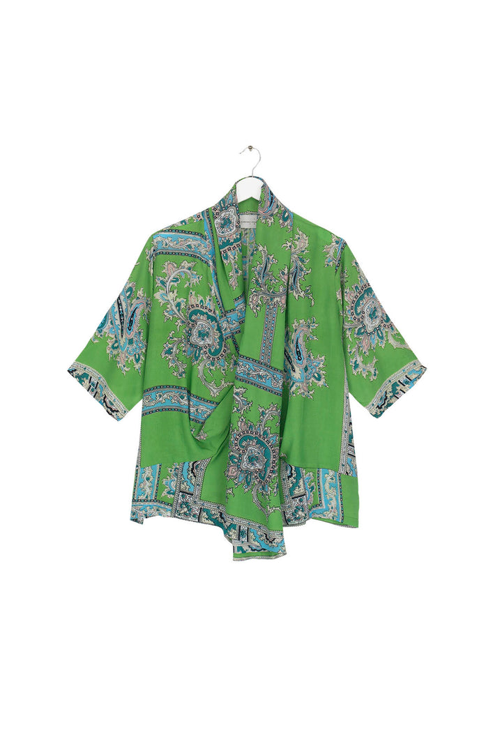 Handkerchief Green Rachel Top