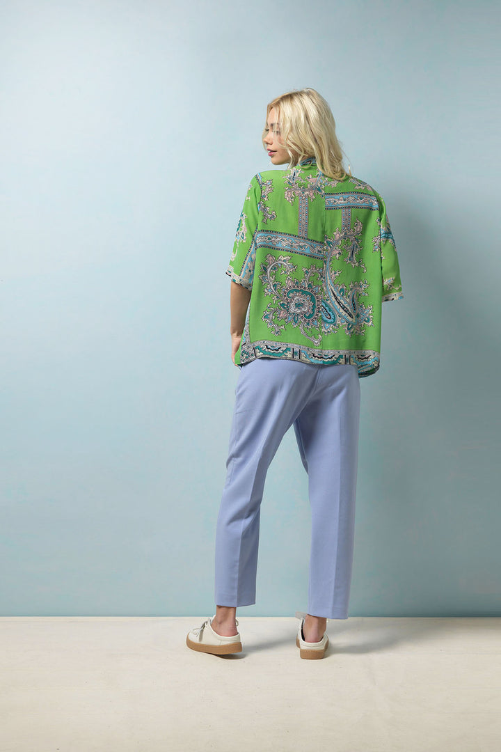 Handkerchief Green Rachel Top