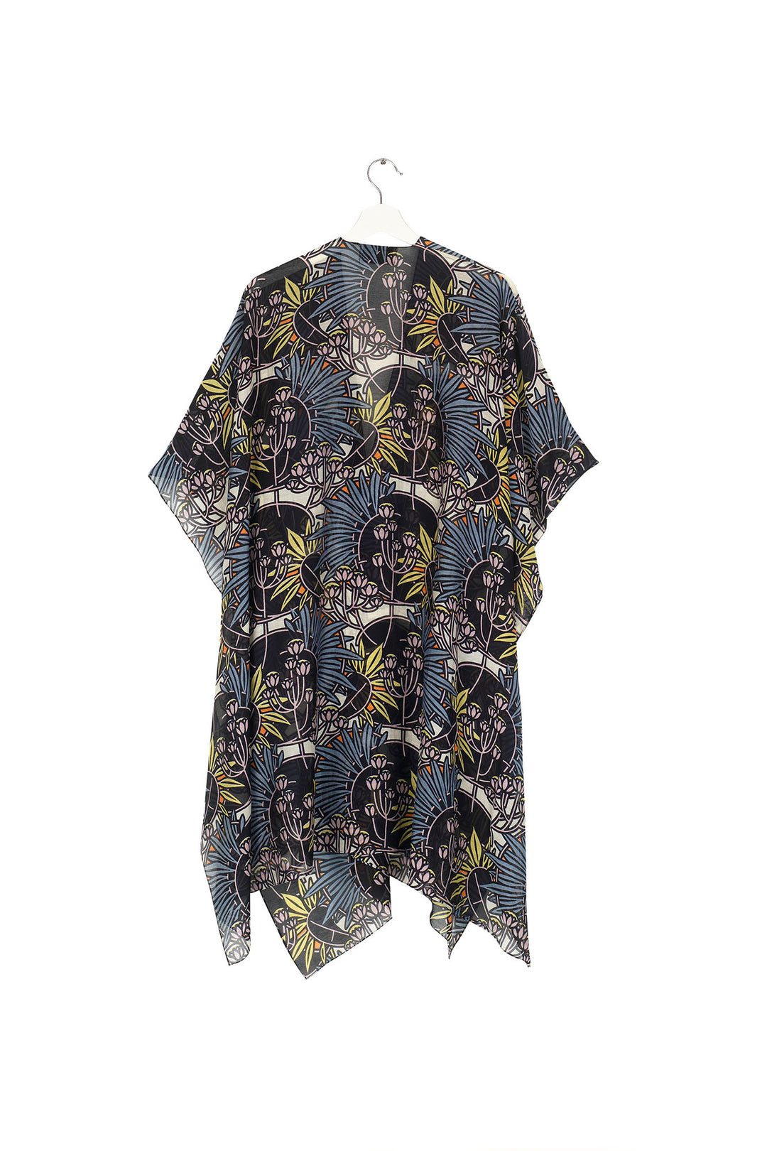 Deco Daisy Grey Throwover - One Hundred Stars