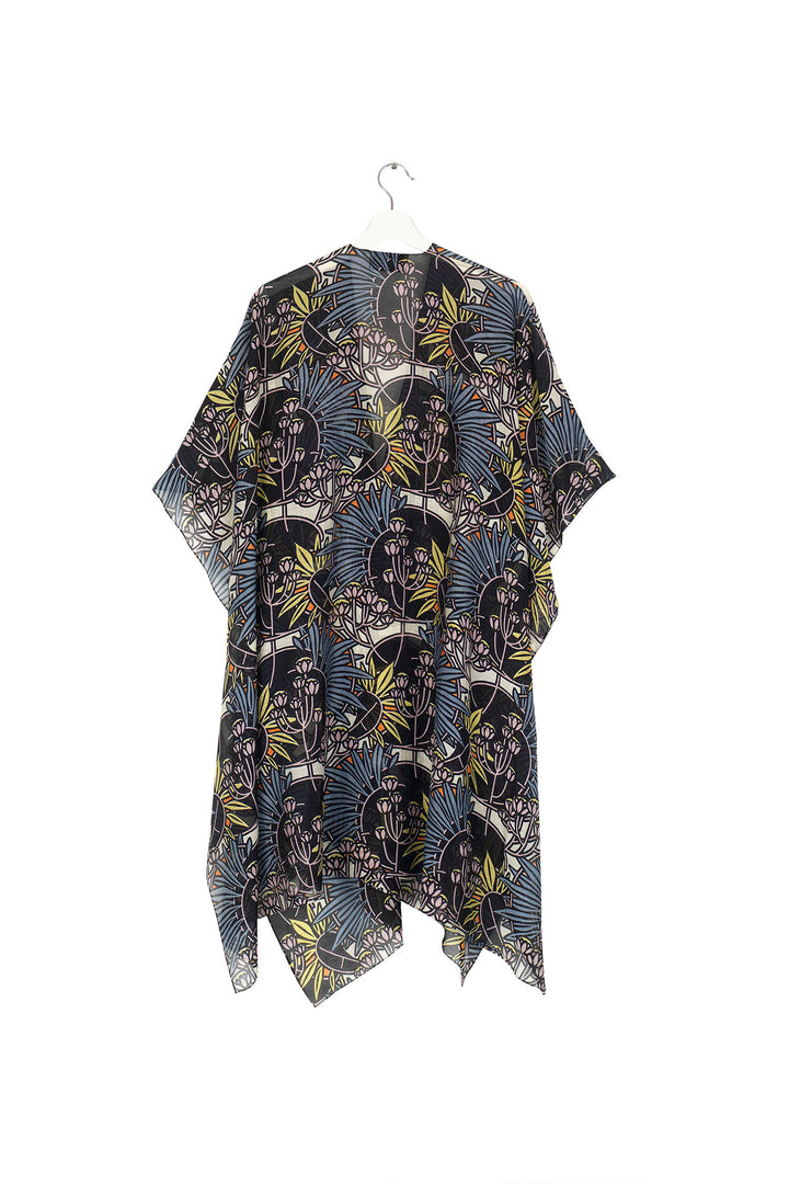 Deco Daisy Grey Throwover - One Hundred Stars