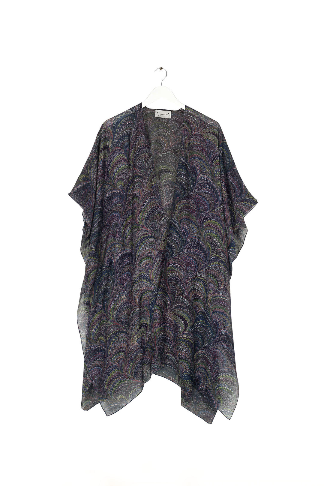 Marbled Indigo Throwover