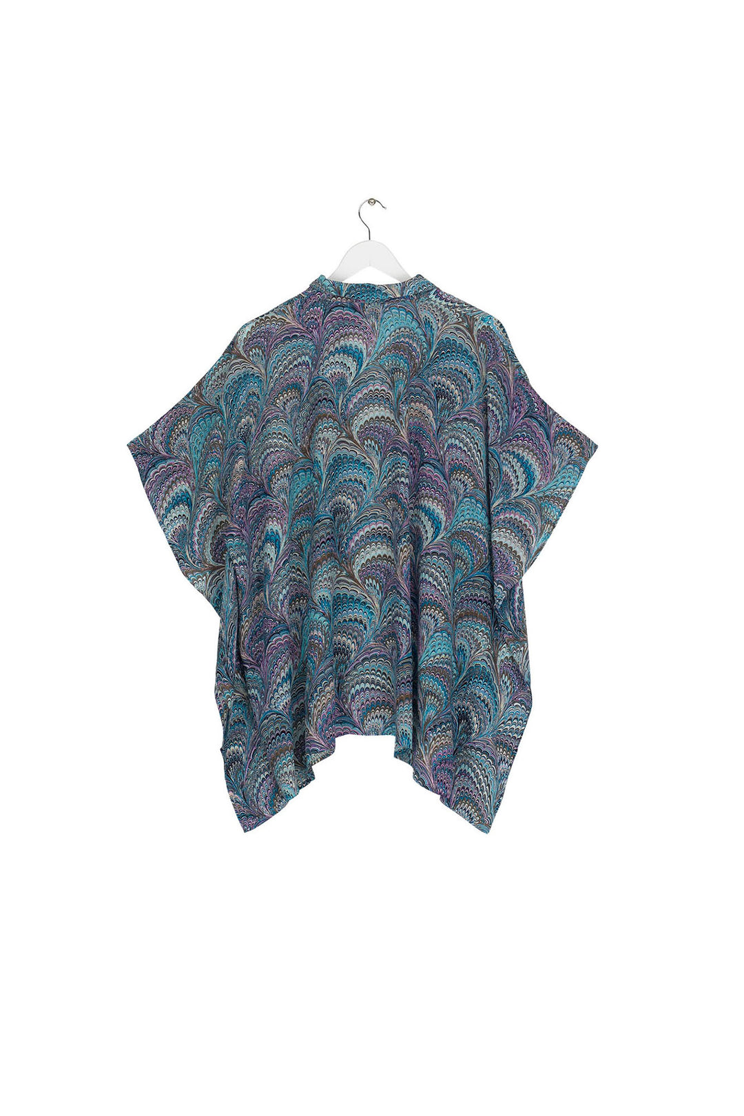 Marbled Blue Tunic Top - One Hundred Stars