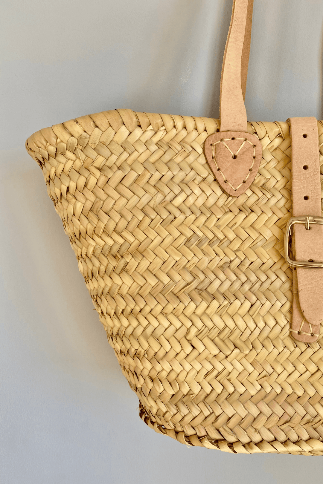 Hand Woven Basket Shoulder Bag with Strap - One Hundred Stars