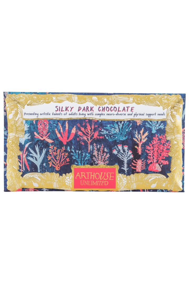 Art House Coral Silky Dark Chocolate Bar - One Hundred Stars