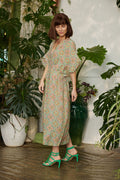 Vintage Tiles Pink String Dress