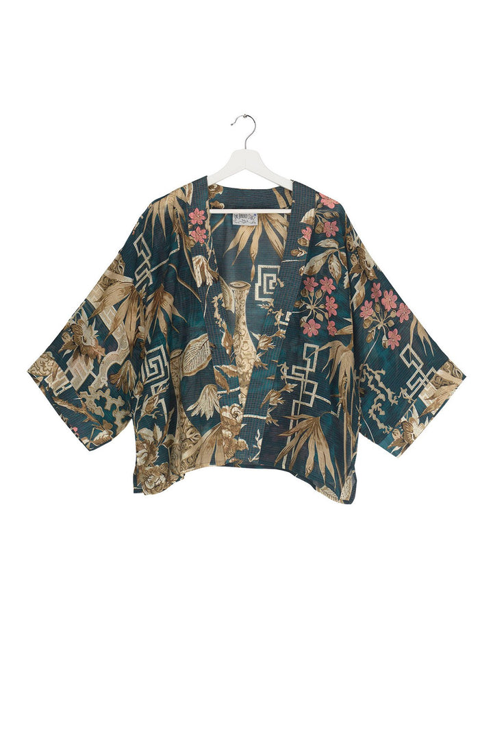 Bamboo Teal Kimono