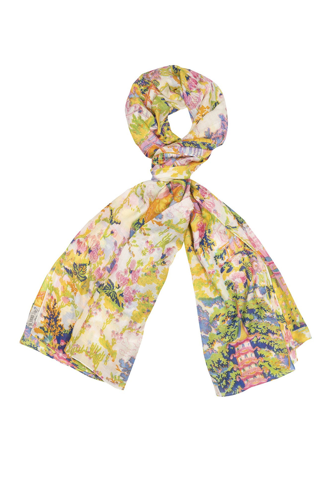 One Hundred Stars China Tree Summer Scarf- Our scarves are a full 100cm x 200cm making them perfect for layering in the winter months or worn as a delicate cover up during the summer seasons. 